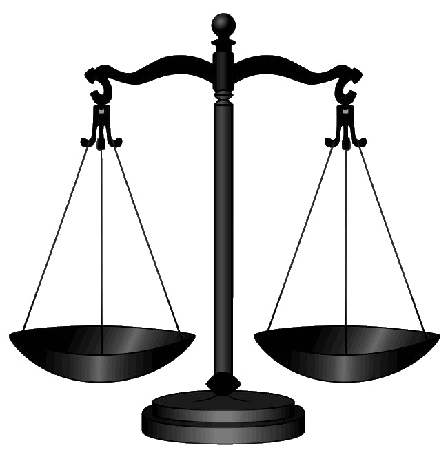 Balanza de la justicia representando la igualdad ante la ley, contenido del Bloque I del TAI