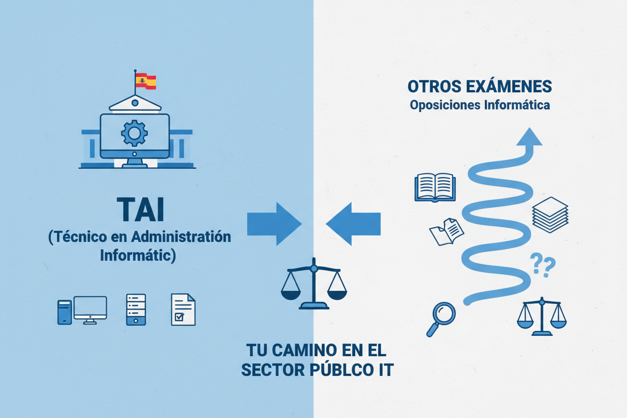TAI vs otras oposiciones de informática: diferencias y cuál elegir