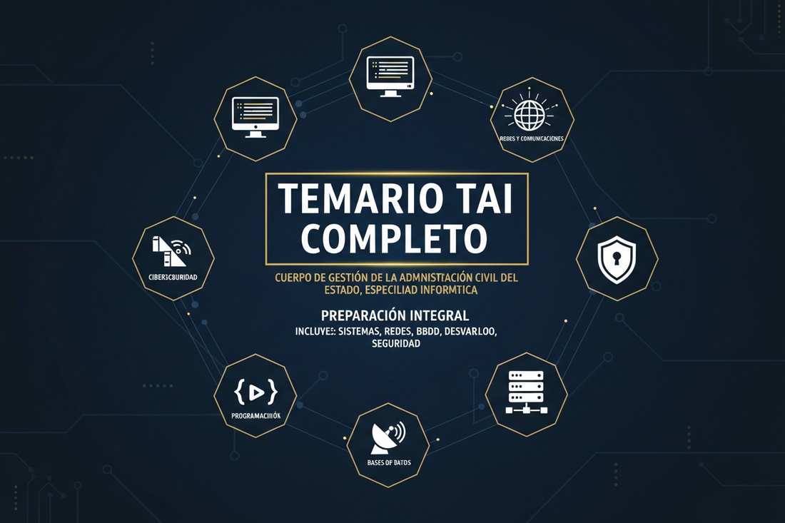 Temario TAI completo: los 4 bloques explicados