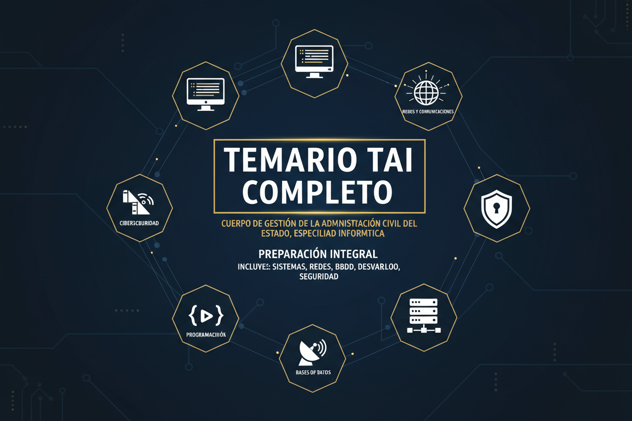 Temario TAI completo: los 4 bloques explicados