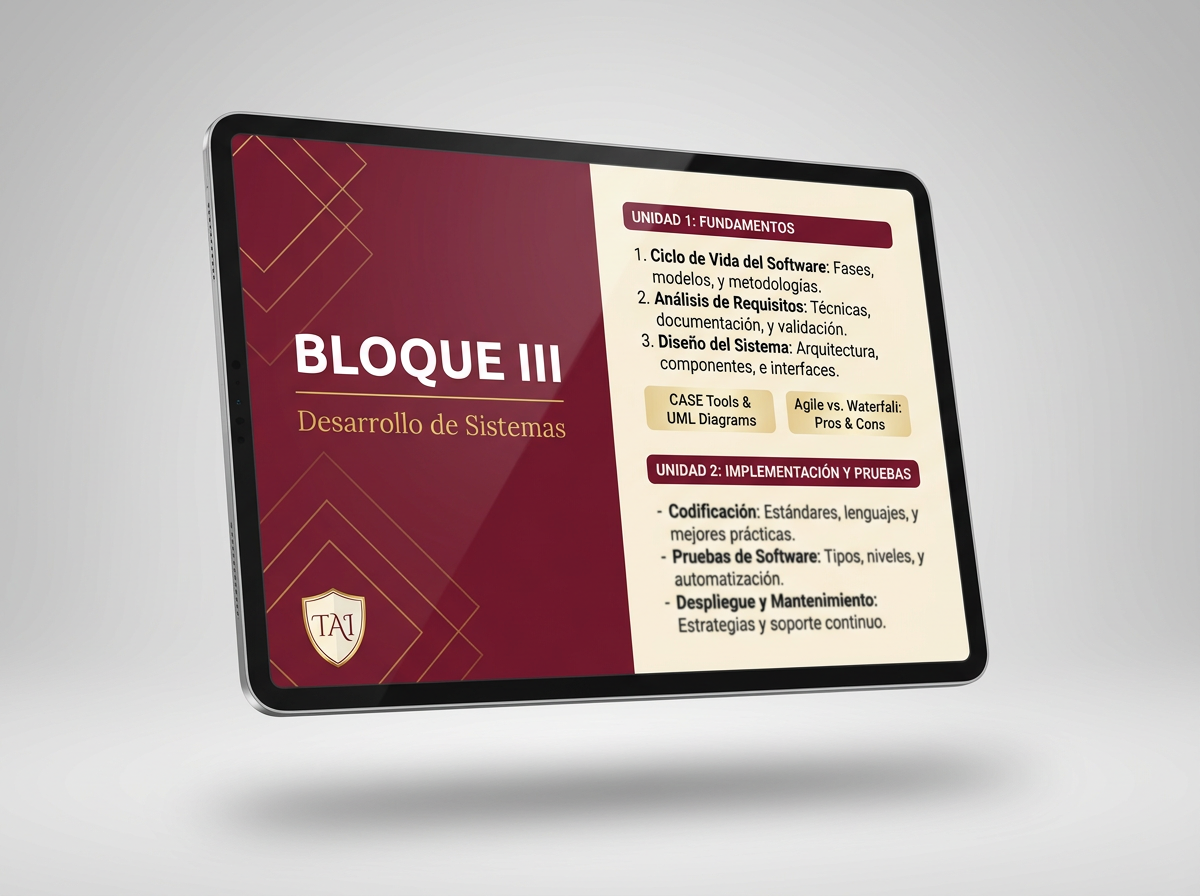 Bloque III TAI - Desarrollo de Sistemas