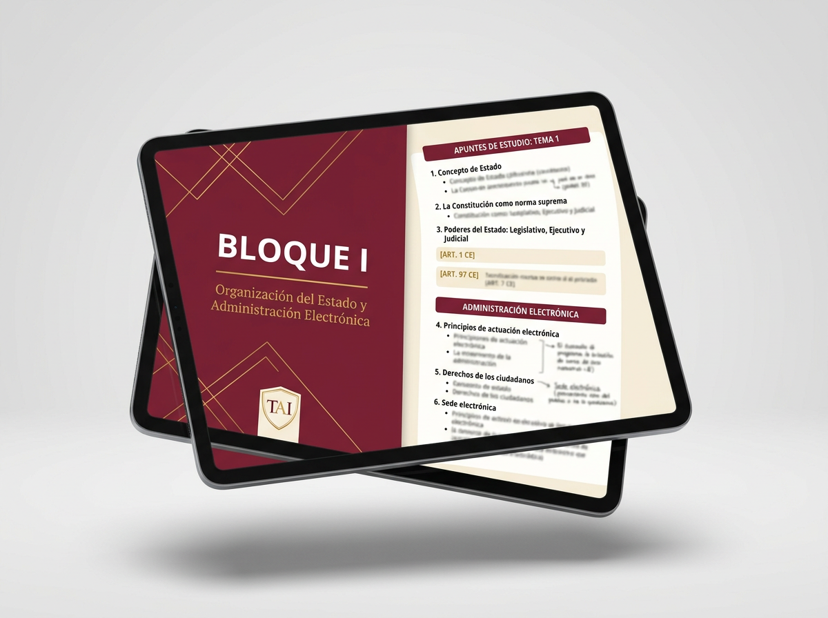 Bloque I TAI - Organización del Estado y Administración Electrónica
